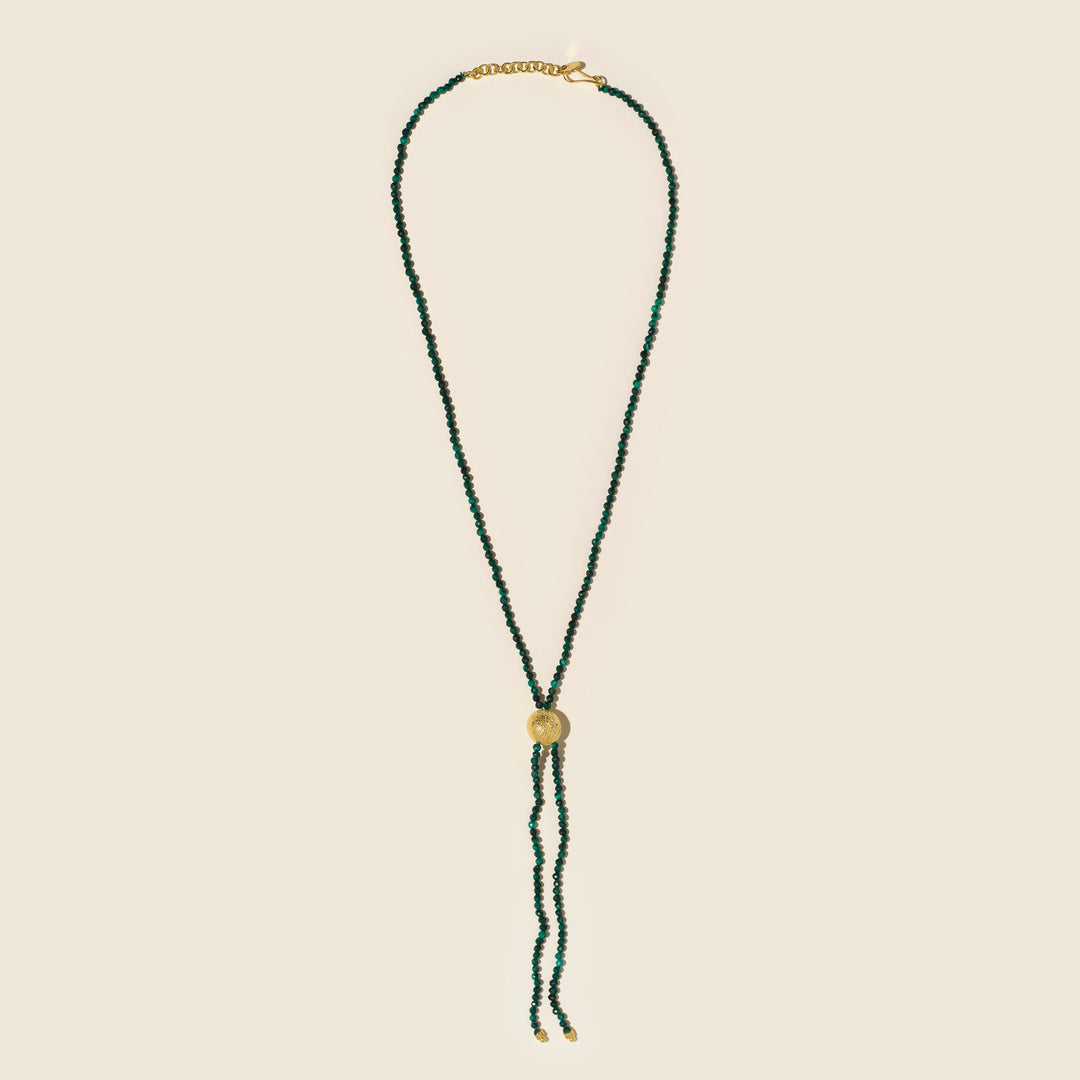 Sfera Bolo tie malachite