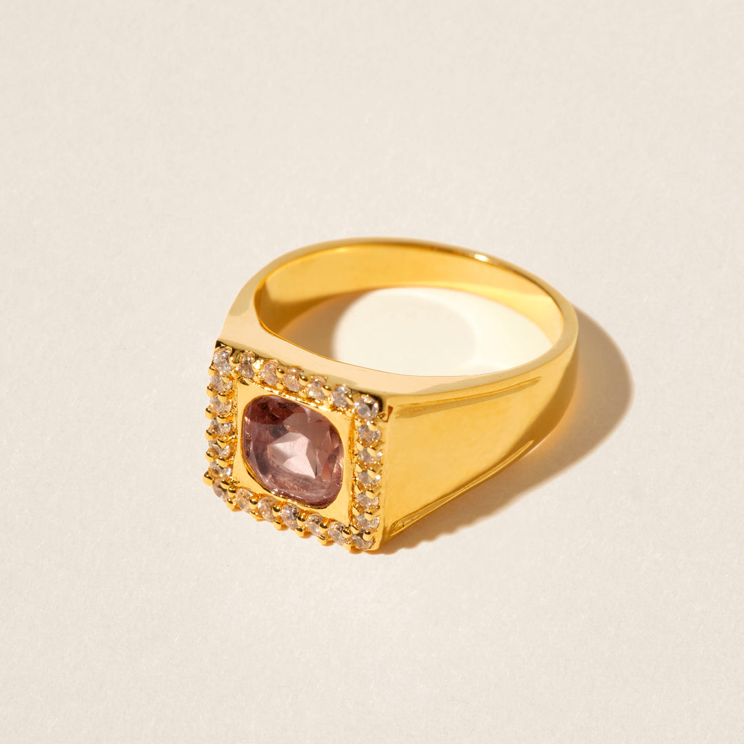 Bague Henri quartz fumé