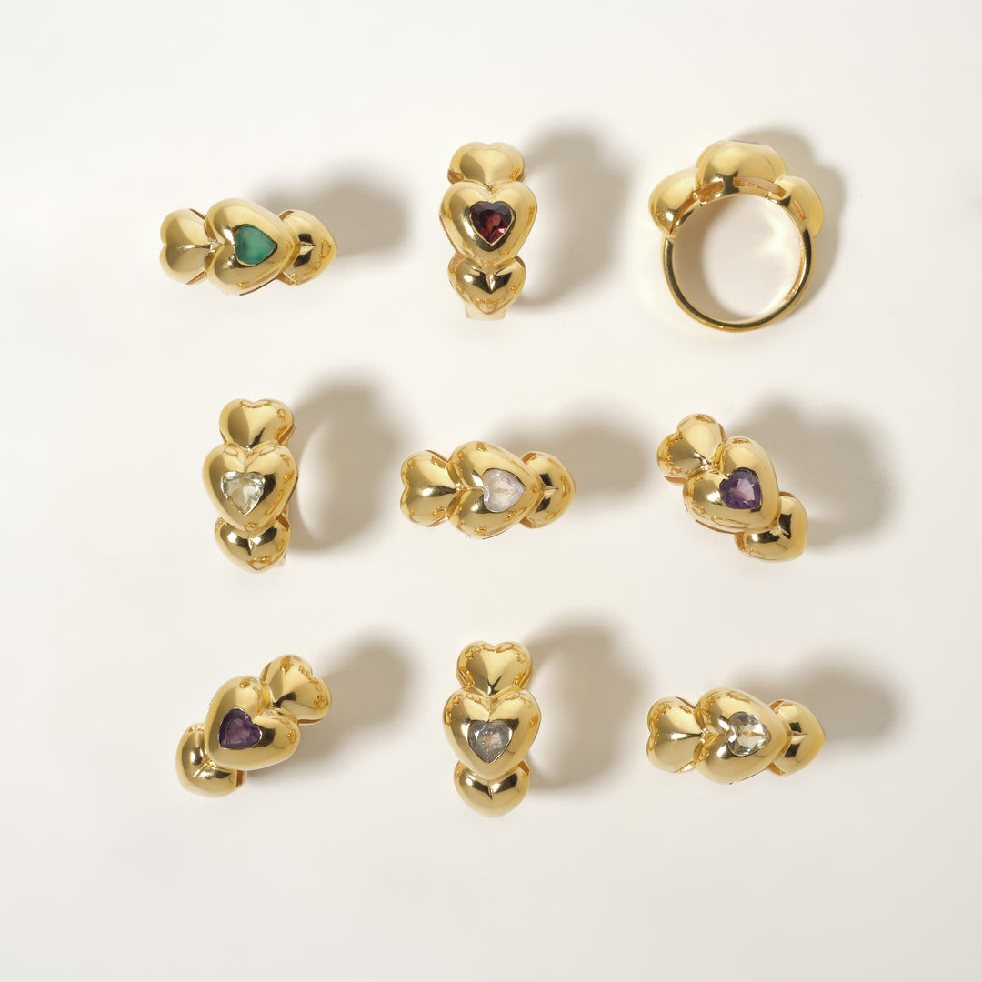 Bague Joli coeur Améthyste