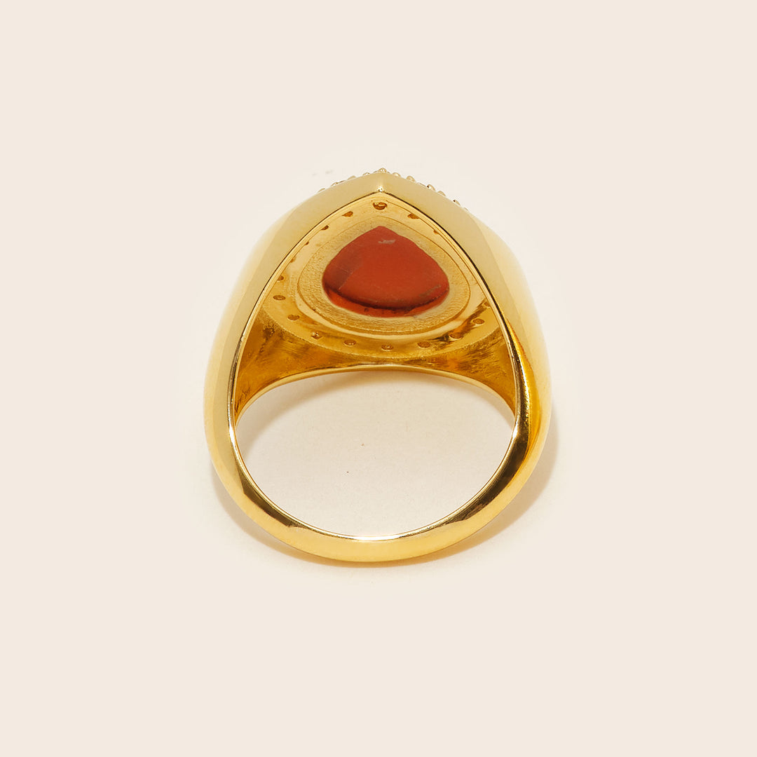Bague Maxime cornaline