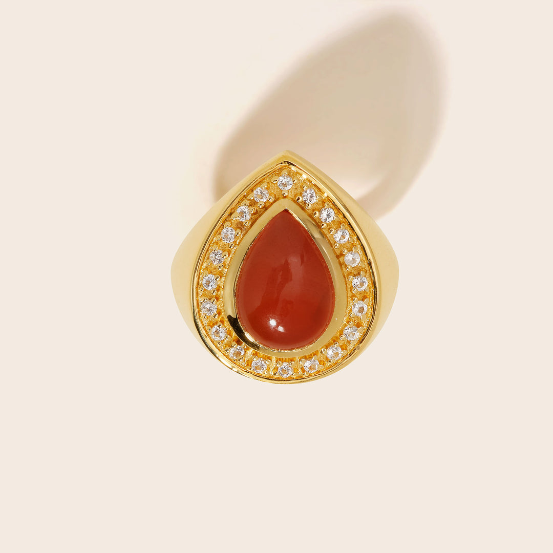Bague Maxime cornaline