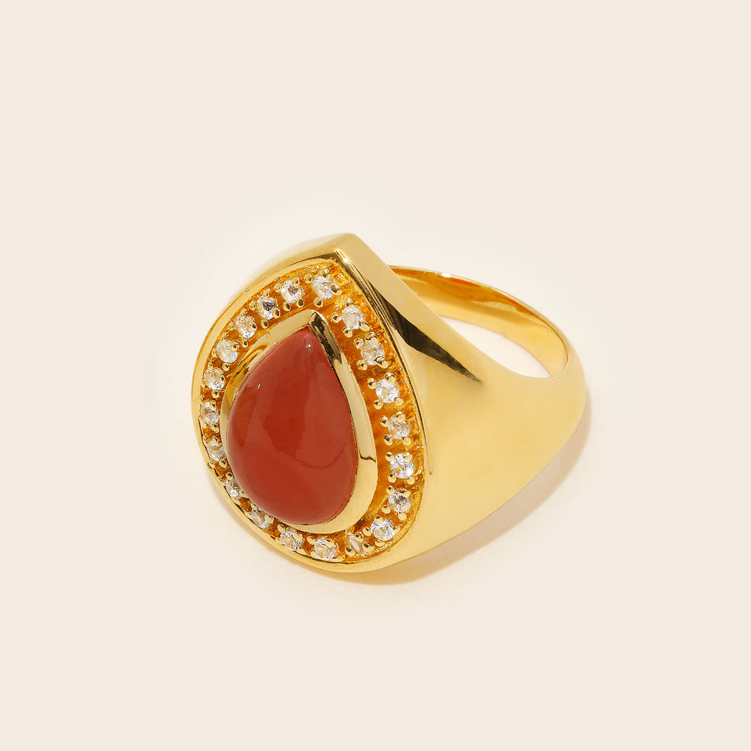 Bague Maxime cornaline