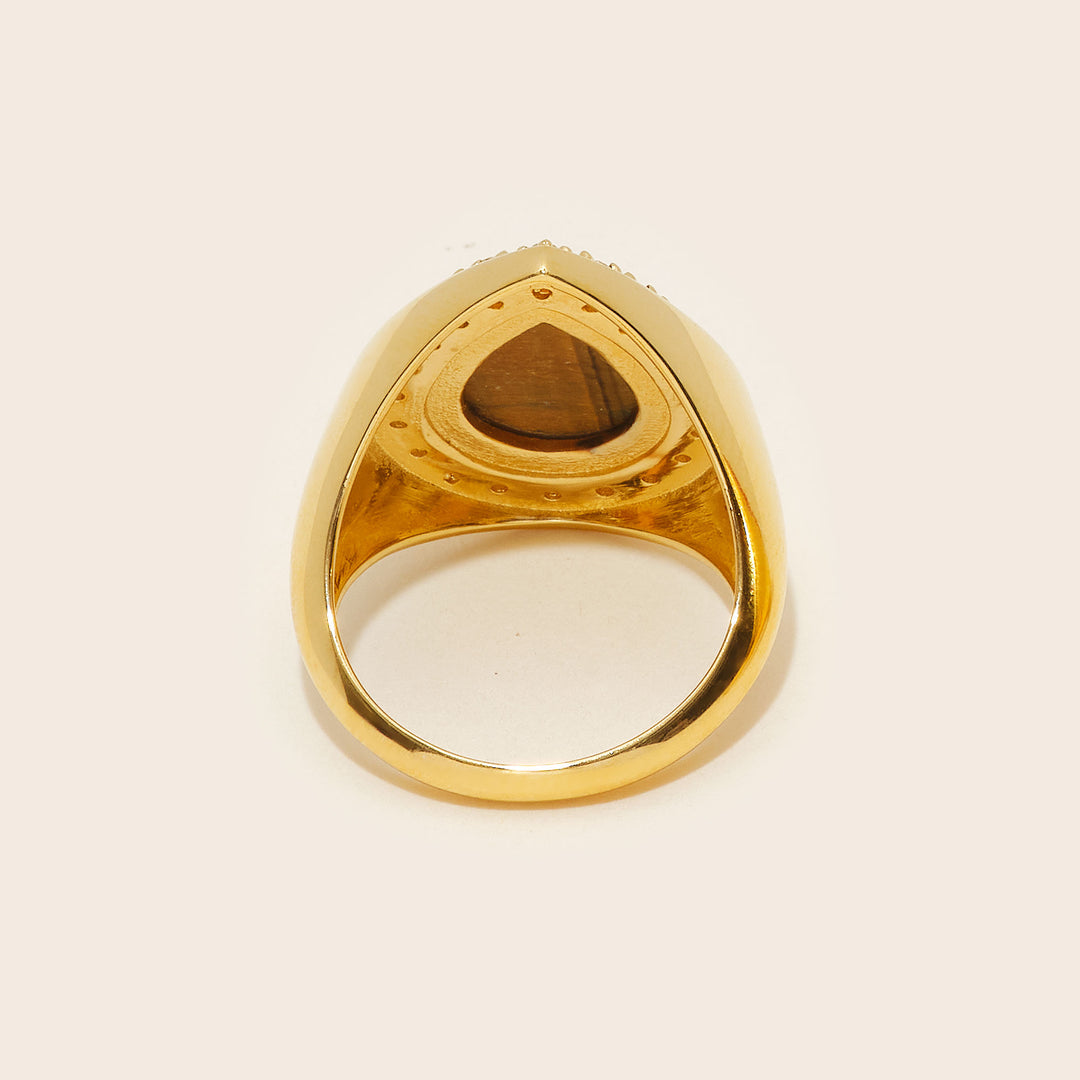 Bague Maxime œil de tigre