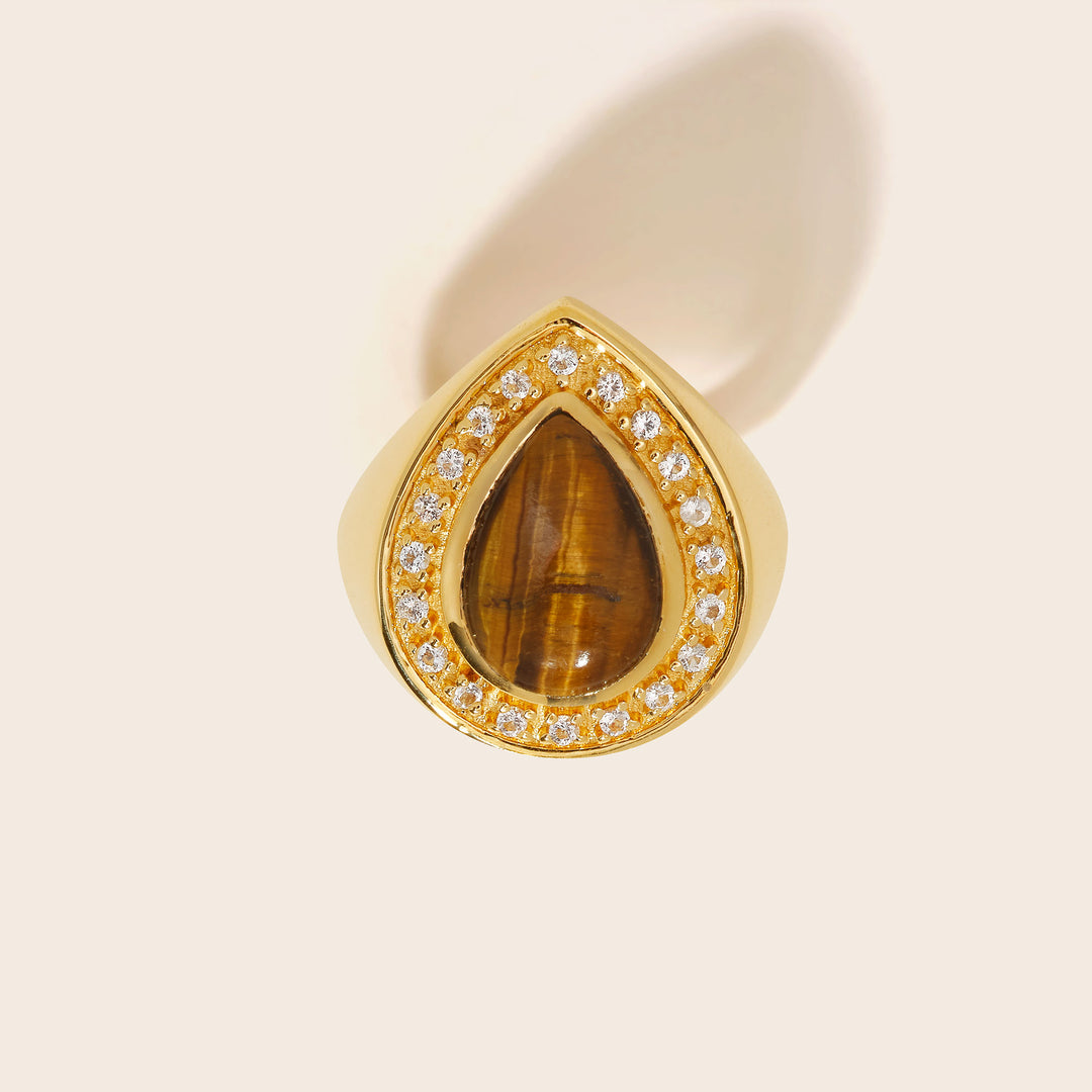 Bague Maxime œil de tigre