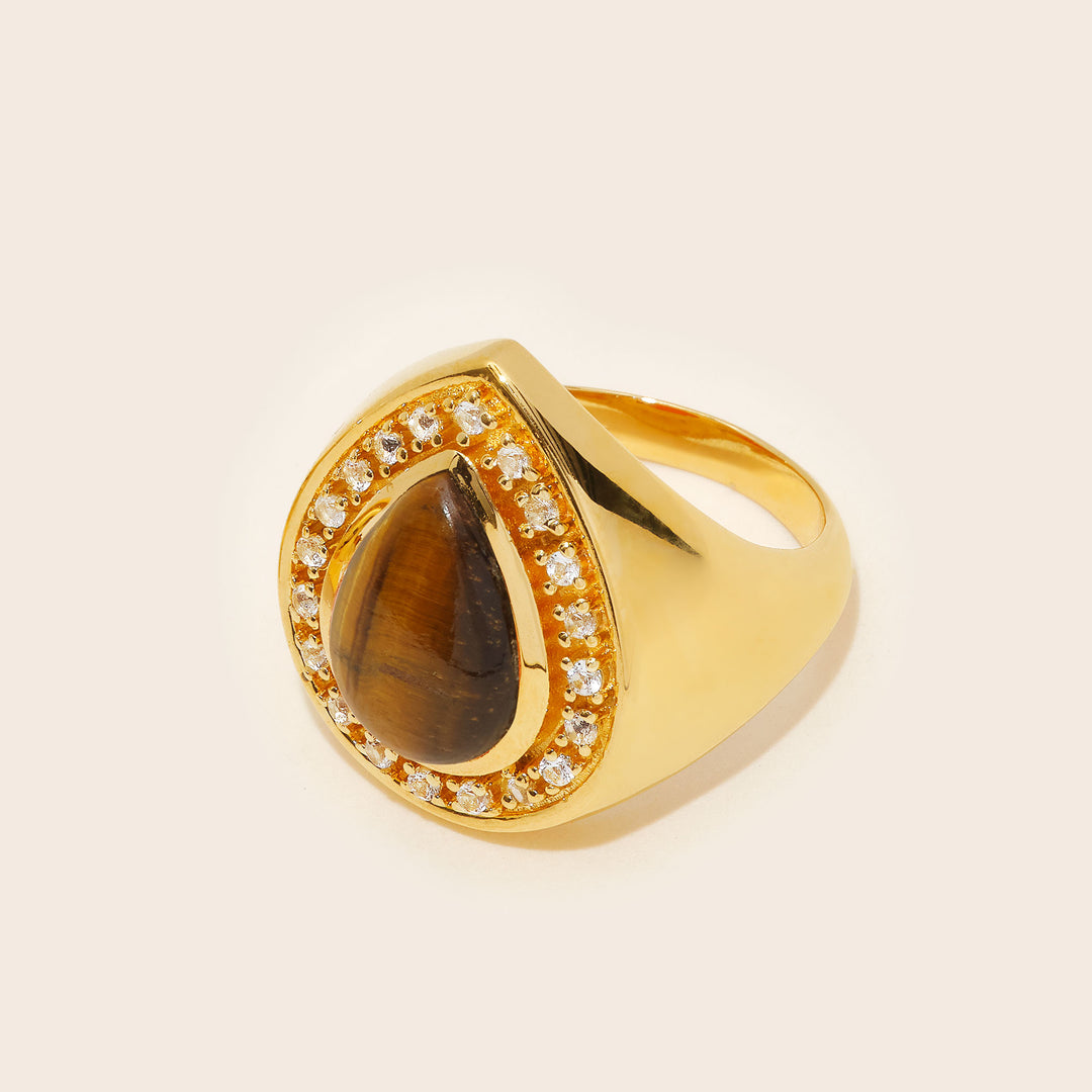 Bague Maxime œil de tigre