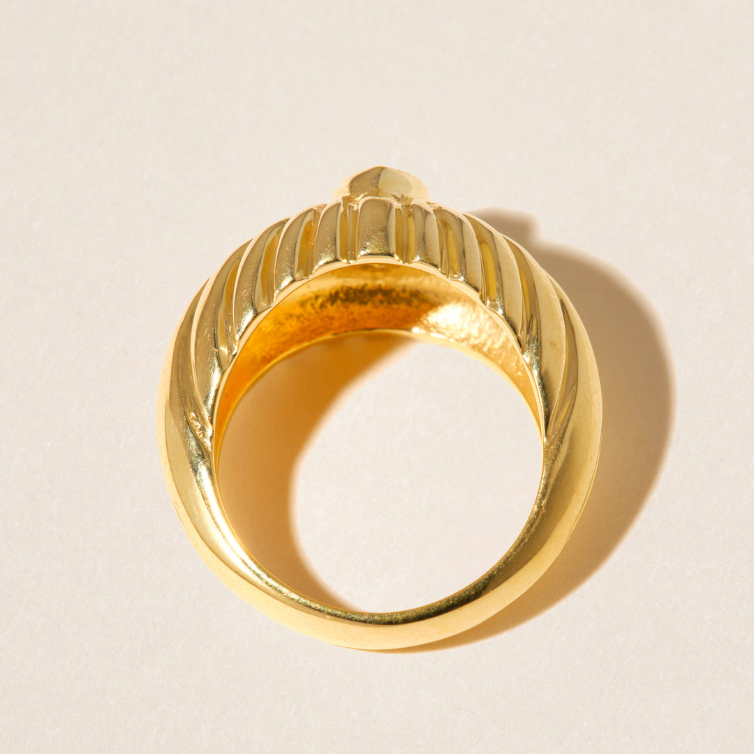 Bague Mum Topaze blanche