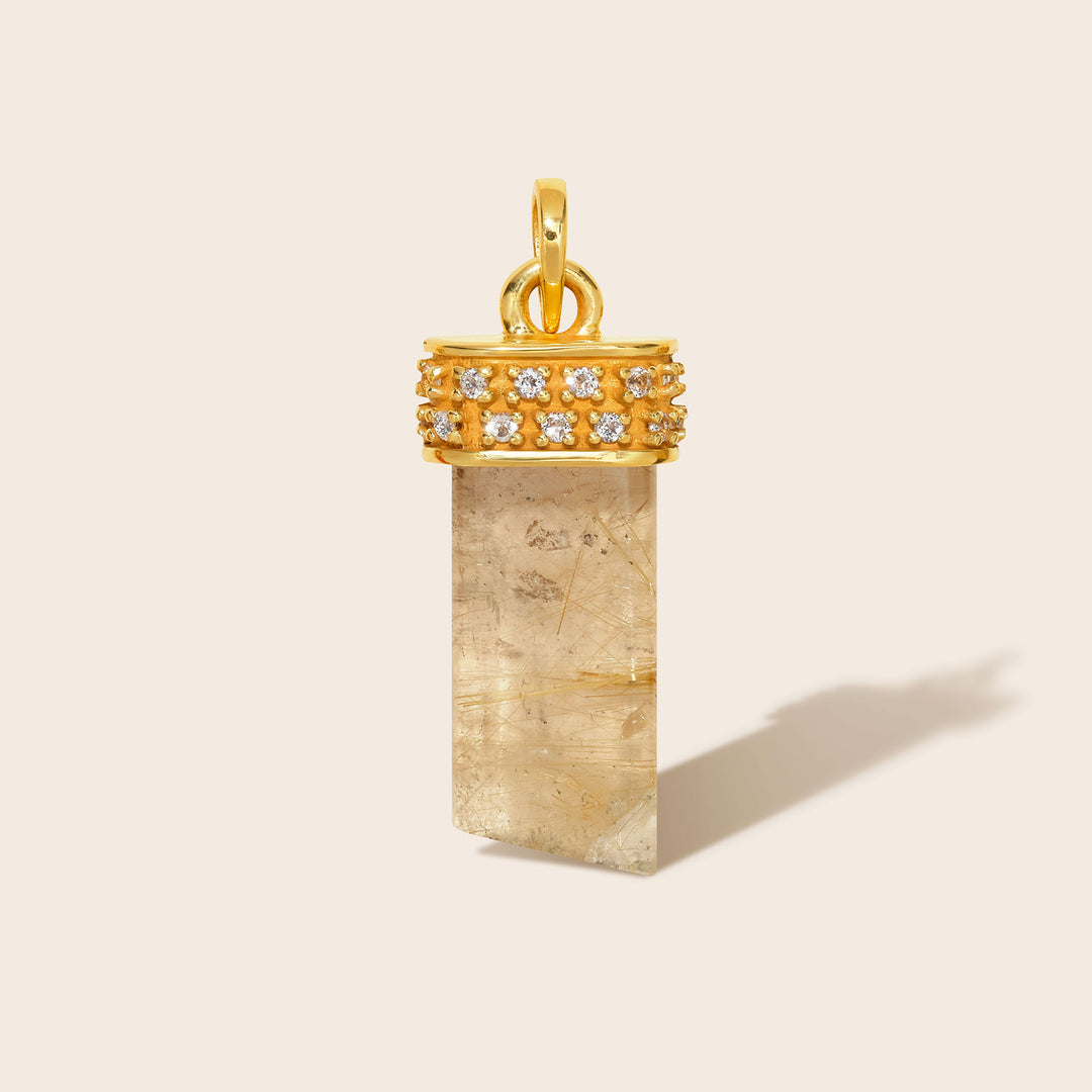 Pendentif Alexandre quartz rutile