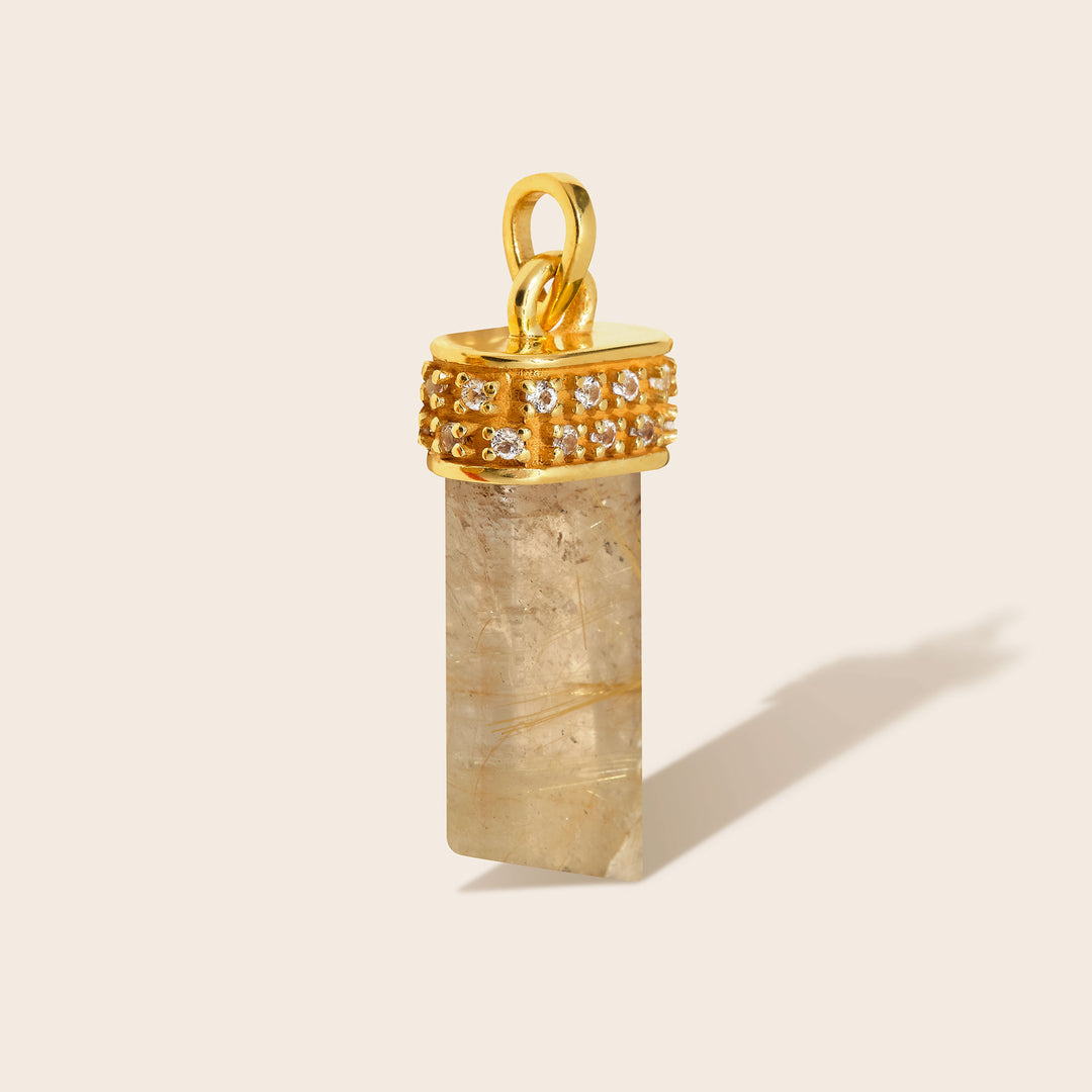 Pendentif Alexandre quartz rutile