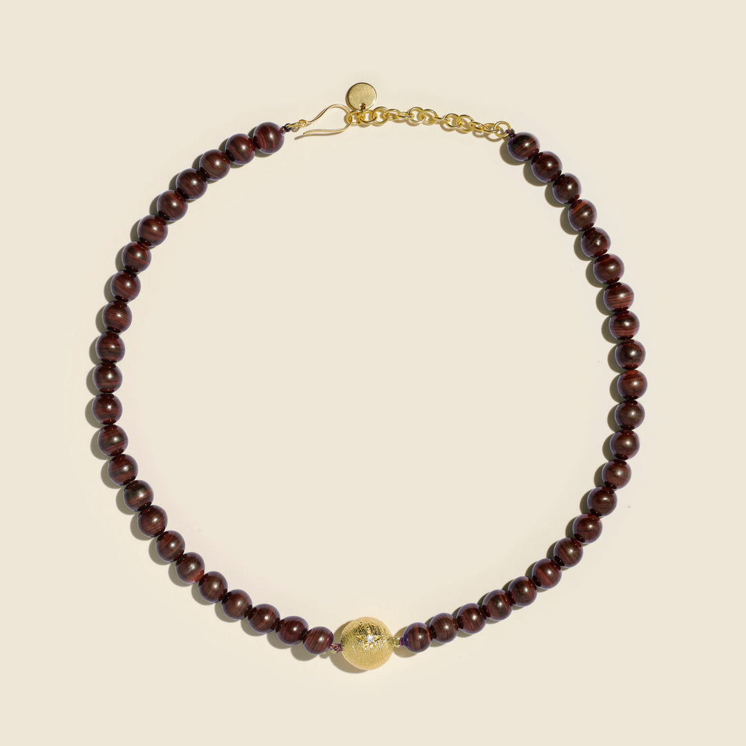 Sfera œil de tigre rouge