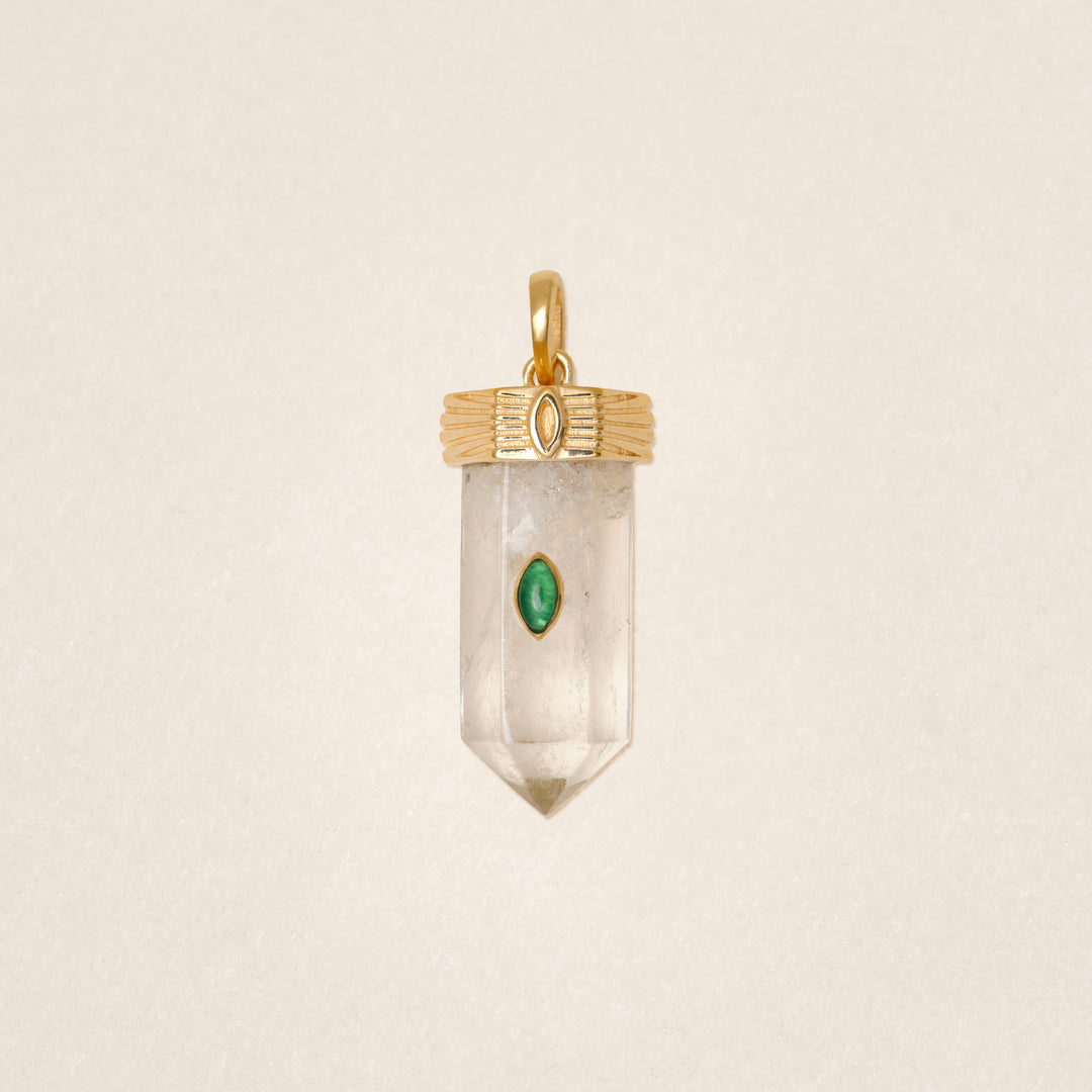 Pendentif Amuleto Onyx vert